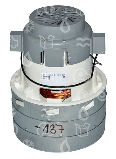 motor vysavače 1200 W/230 V, AMETEK 060800007, (D=149 mm, H=197 mm), 3-st.